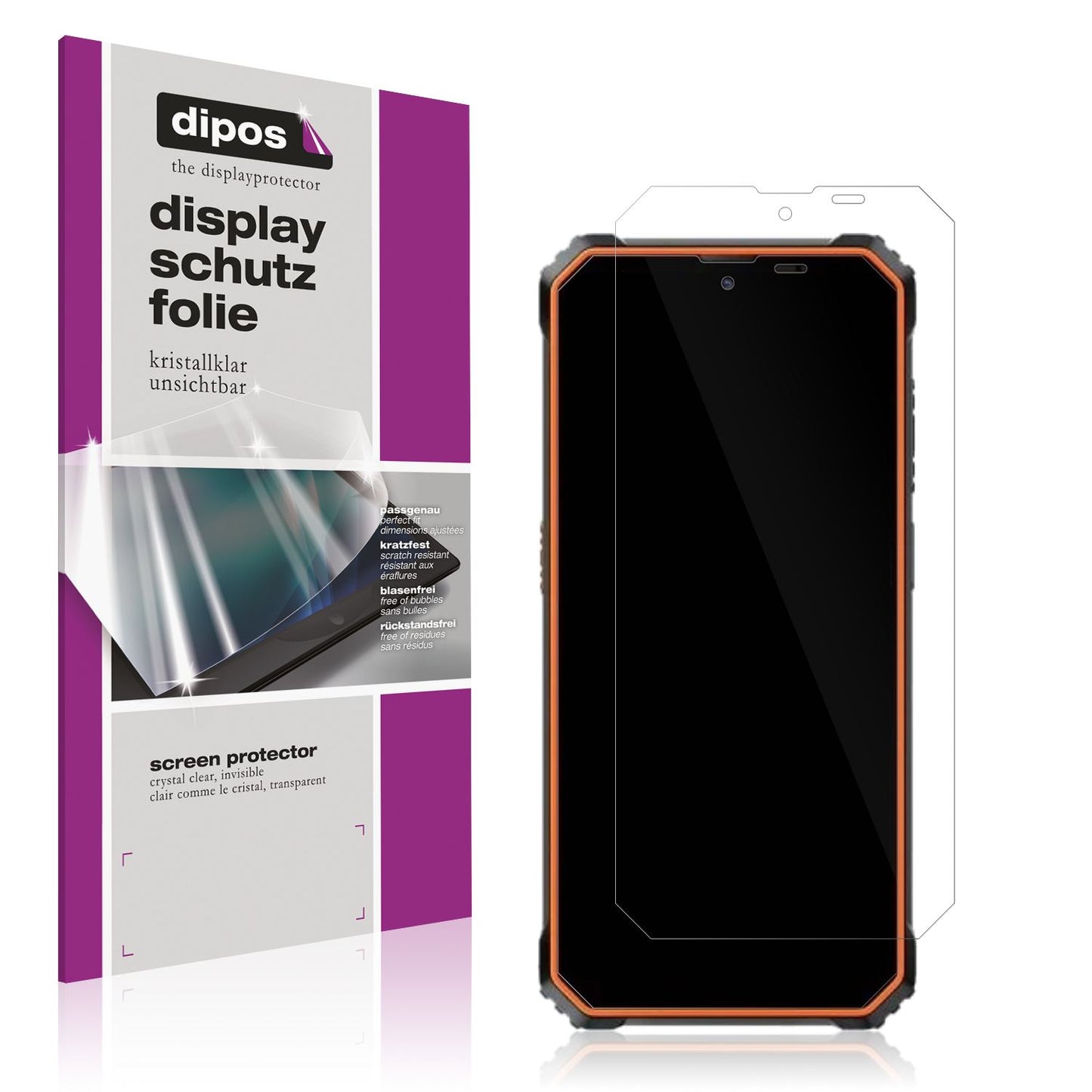 4x Screen Protector for Blackview BV6200 Plus Protection Crystal Clear dipos