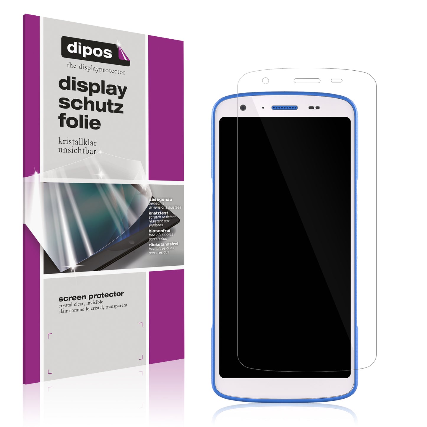 4x Schutzfolie klar für Zebra HC 20 Display-Schutzfolie