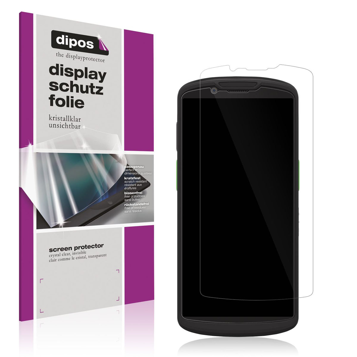 4x Screen Protector for Zebra TC53e-RFID Protection Crystal Clear dipos