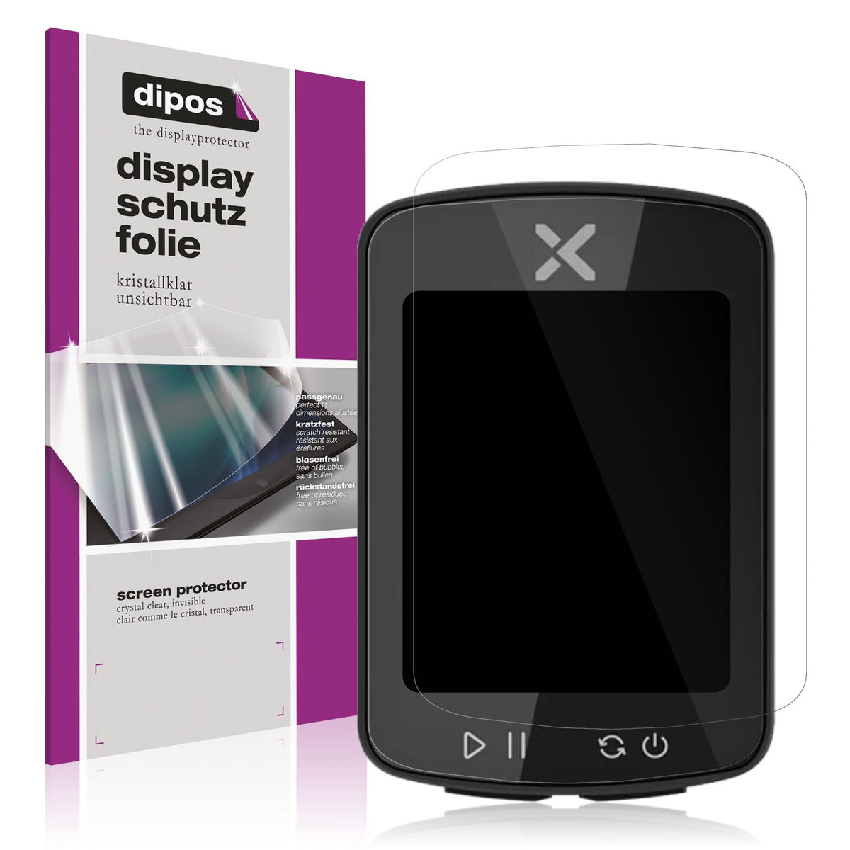 4x Screen Protector for Xoss Gen 2 Protection Crystal Clear dipos