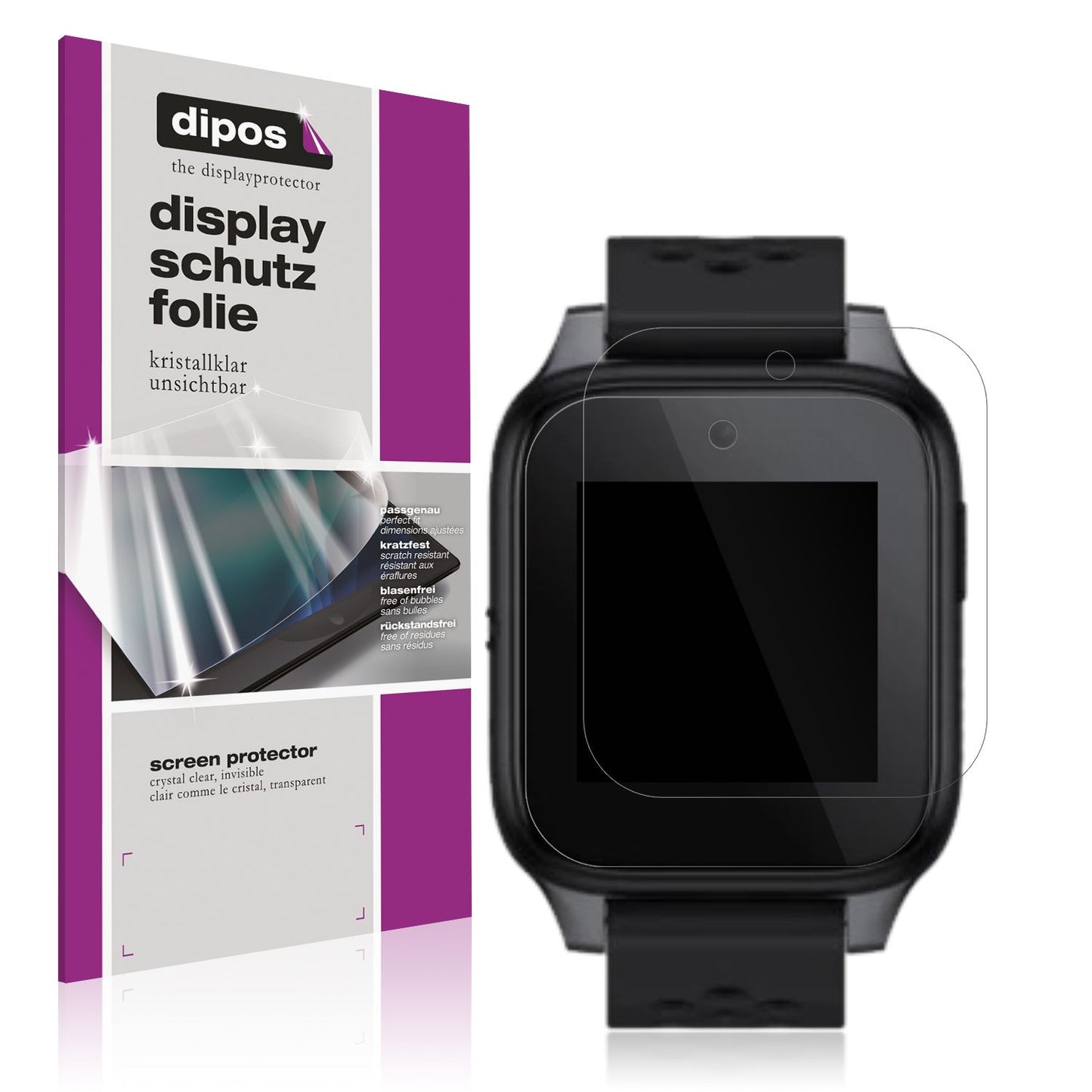 6x Screen Protector for Family Watch MT46 Protection Crystal Clear dipos