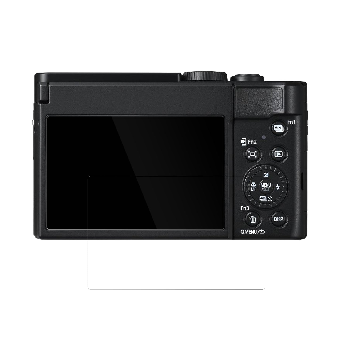 4x Schutzfolie klar für Panasonic Lumix DC-TZ99E Display-Schutzfolie