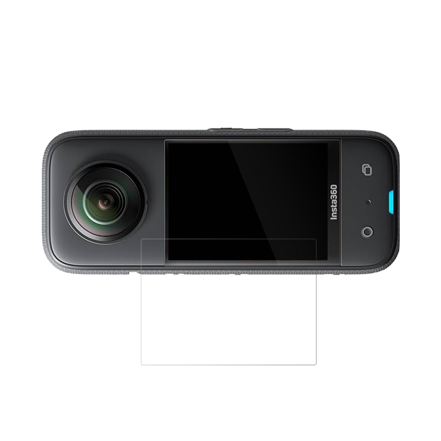 4x Schutzfolie klar für Akaso 360 Grad Action Cam Display-Schutzfolie