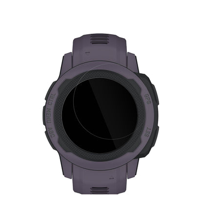 GarminInstinct 2S (40mm) mit aufgebrachter dipos Displayschutzfolie, glasklare Darstellung ohne Einschränkungen