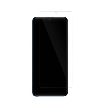 XiaomiRedmi Note 11T Pro Plus mit aufgebrachter dipos Displayschutzfolie, glasklare Darstellung ohne Einschränkungen