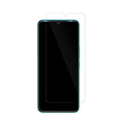 TecnoSpark 7T mit aufgebrachter dipos Displayschutzfolie, glasklare Darstellung ohne Einschränkungen