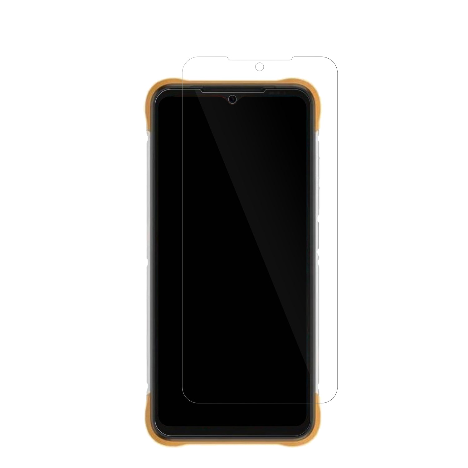 UmidigiBison X10 mit aufgebrachter dipos Displayschutzfolie, glasklare Darstellung ohne Einschränkungen
