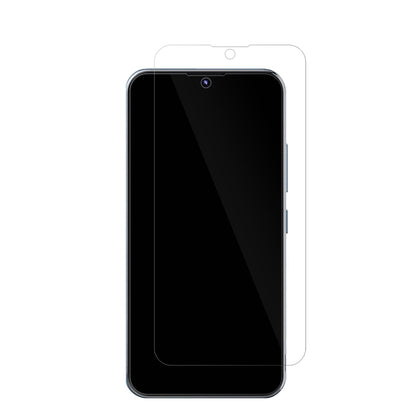 TecnoPop 5S mit aufgebrachter dipos Displayschutzfolie, glasklare Darstellung ohne Einschränkungen