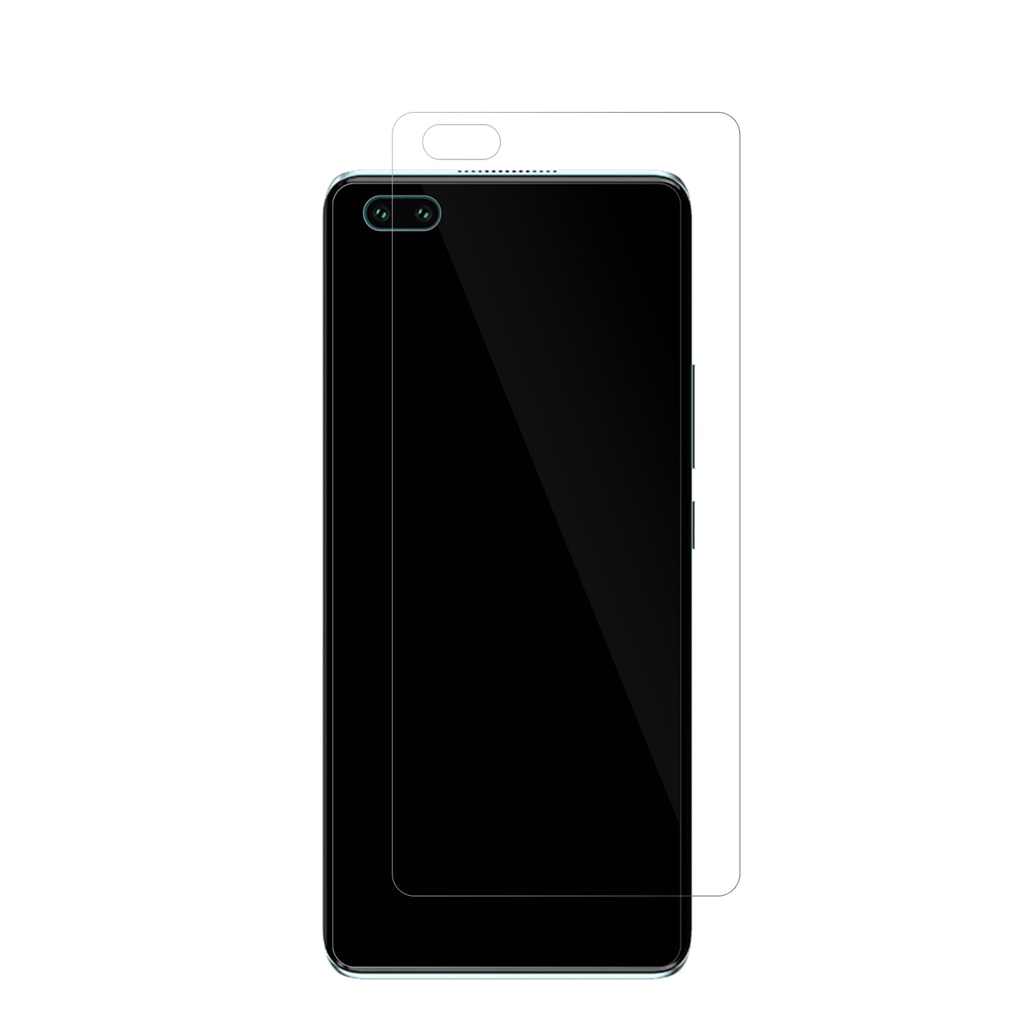 HisenseInfinity H60 5G mit aufgebrachter dipos Displayschutzfolie, glasklare Darstellung ohne Einschränkungen