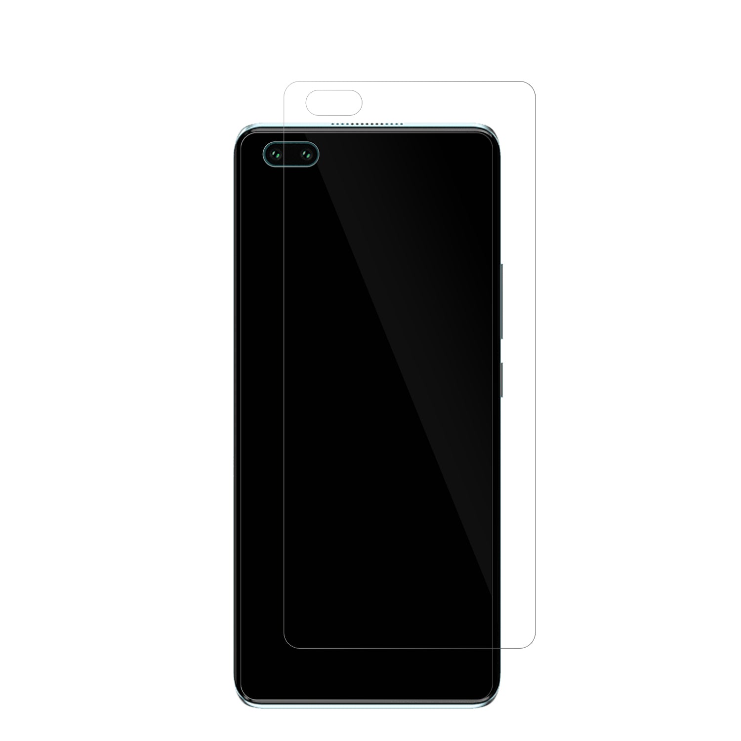 HisenseInfinity H60 5G mit aufgebrachter dipos Displayschutzfolie, glasklare Darstellung ohne Einschränkungen
