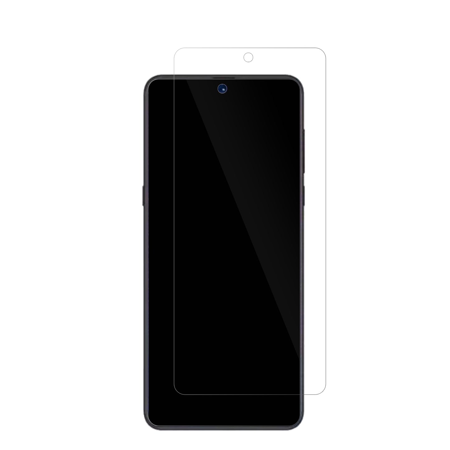 XiaomiMi 12S mit aufgebrachter dipos Displayschutzfolie, glasklare Darstellung ohne Einschränkungen