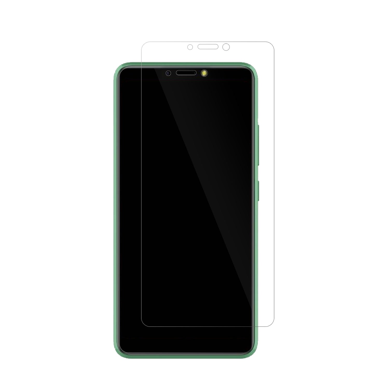 WaltonPrimo F10 mit aufgebrachter dipos Displayschutzfolie, glasklare Darstellung ohne Einschränkungen