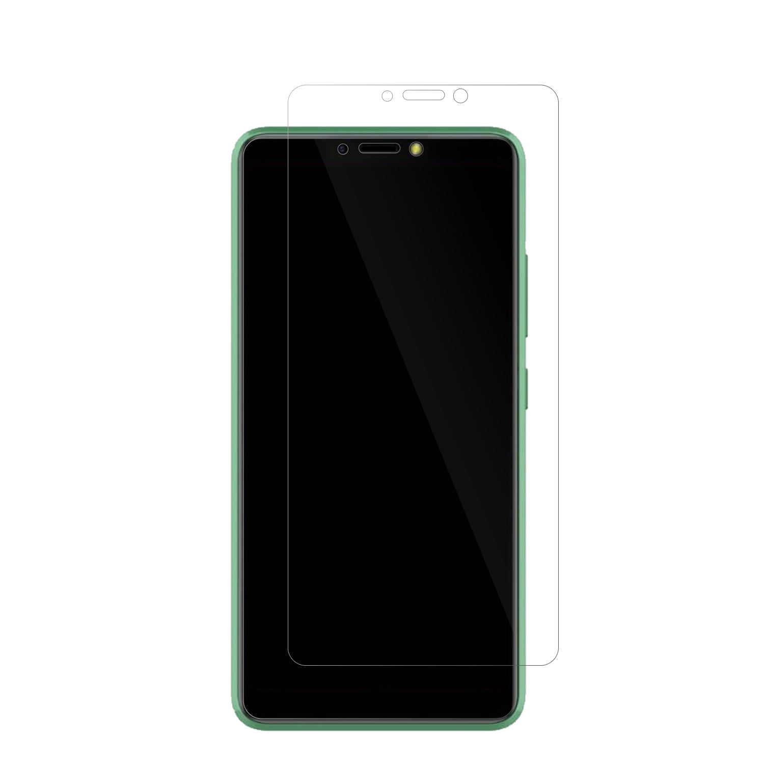 WaltonPrimo F10 mit aufgebrachter dipos Displayschutzfolie, glasklare Darstellung ohne Einschränkungen