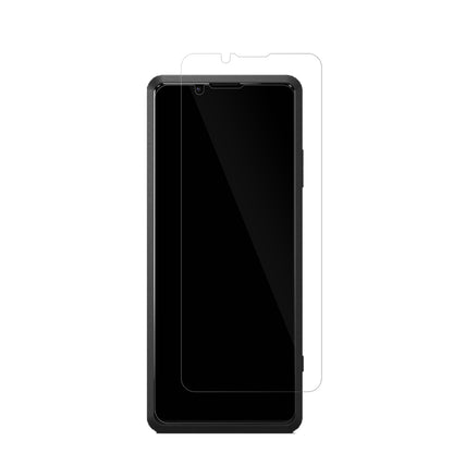 SONYXperia Pro mit aufgebrachter dipos Displayschutzfolie, glasklare Darstellung ohne Einschränkungen