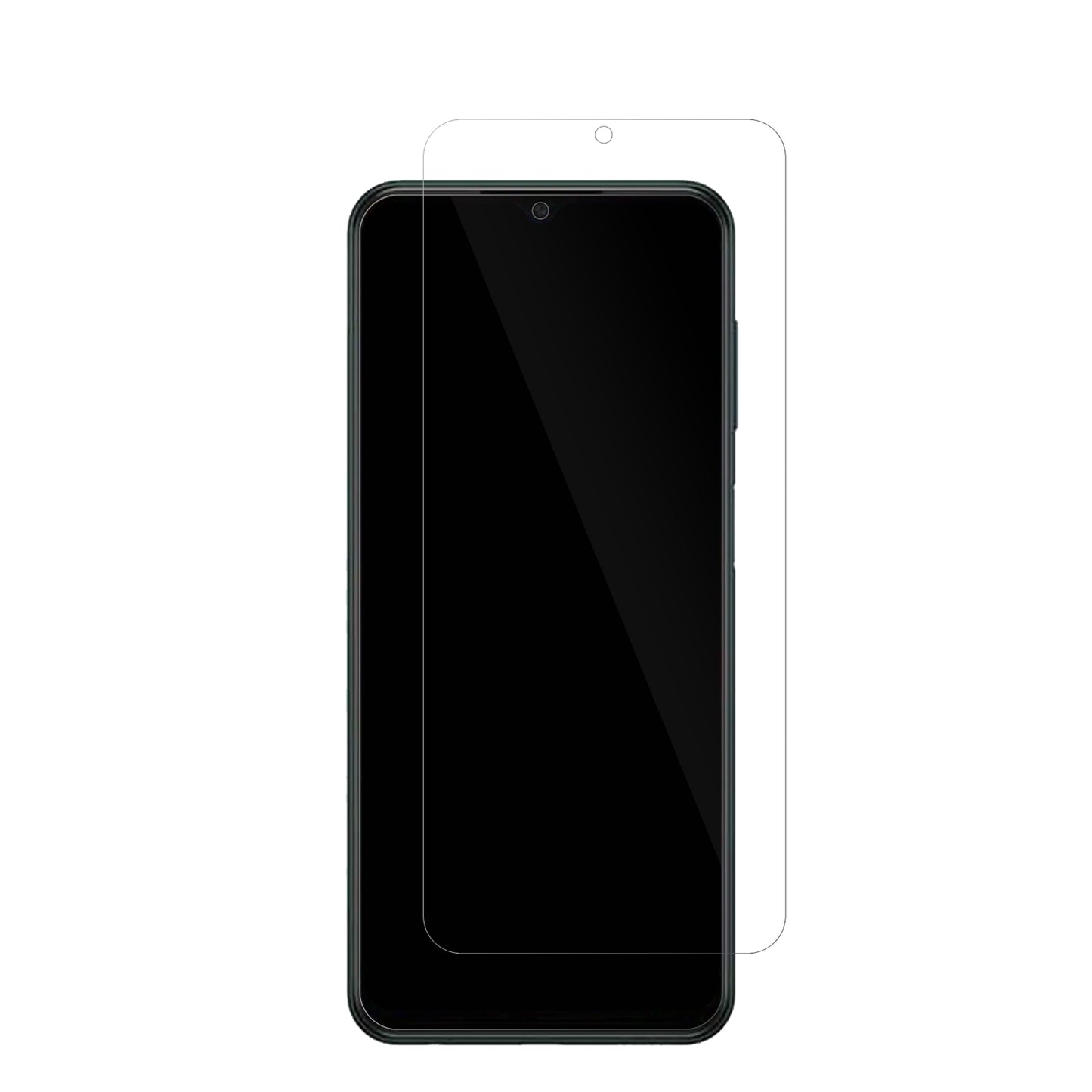 itelA60 mit aufgebrachter dipos Displayschutzfolie, glasklare Darstellung ohne Einschränkungen