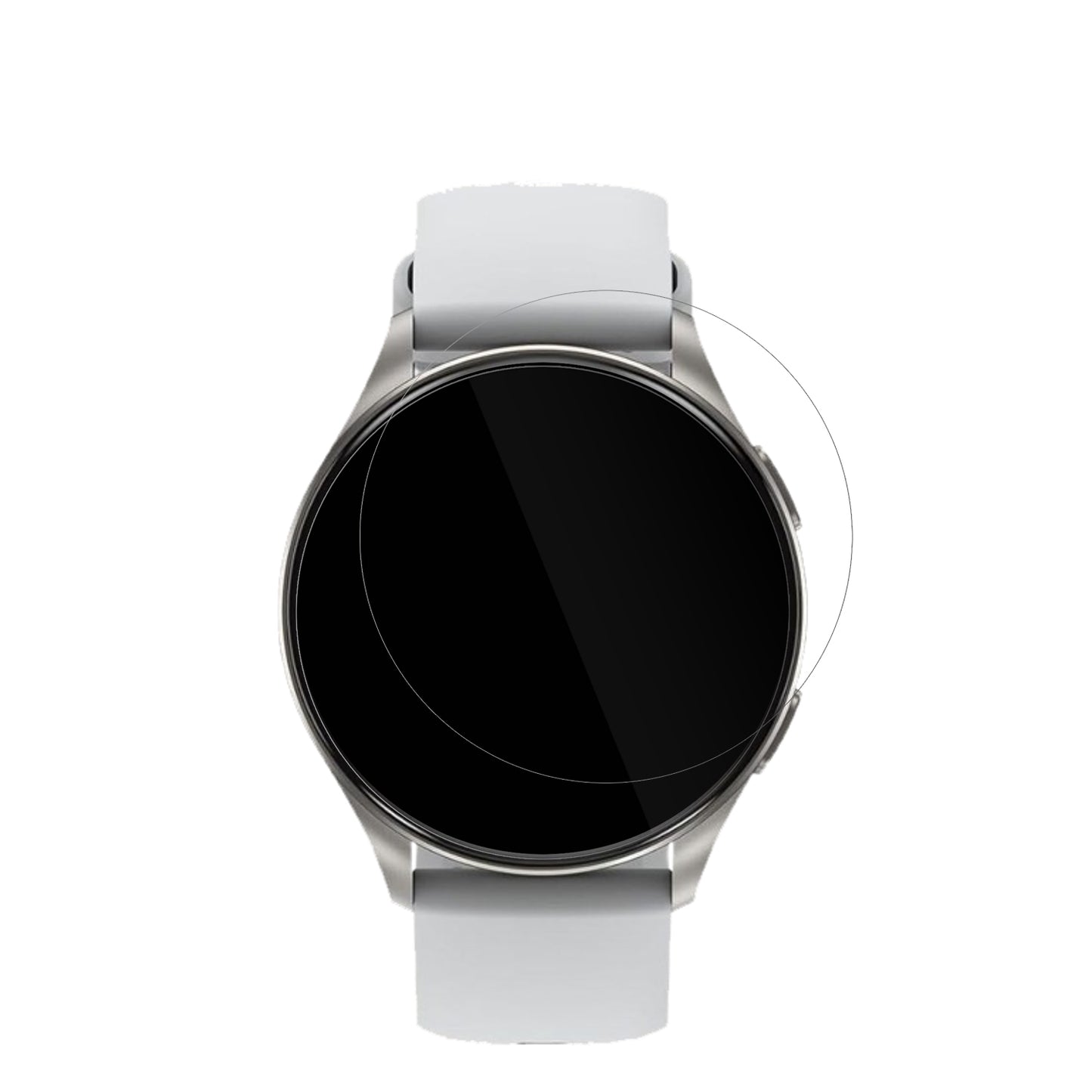 6x Schutzfolie klar für Baolubao W60 Smartwatch Display-Schutzfolie