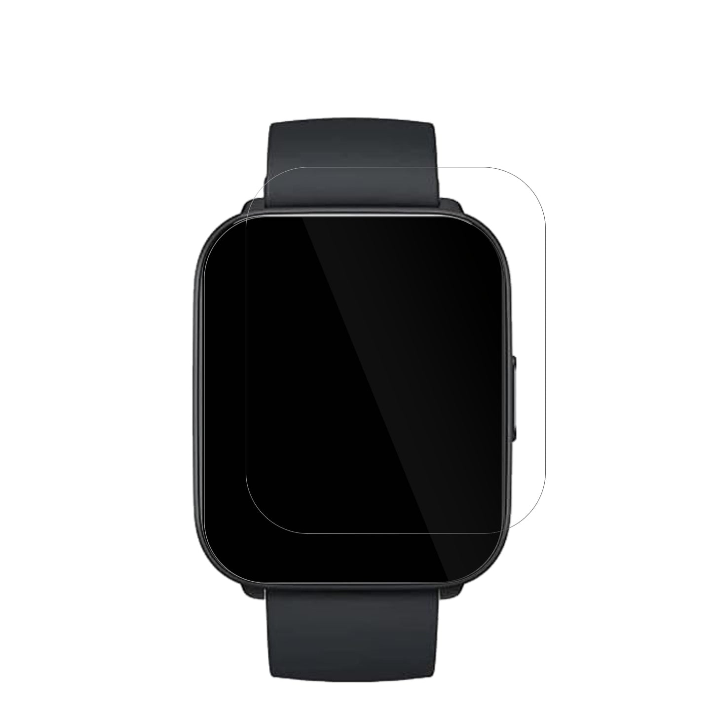 6x Schutzfolie klar für Xiaomi Mibro Watch C2 Display-Schutzfolie