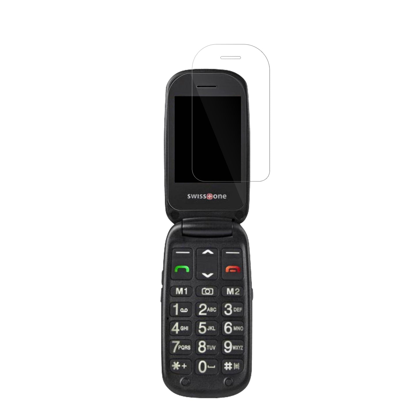 4x Schutzfolie klar für Swisstone BBM 625 Display-Schutzfolie