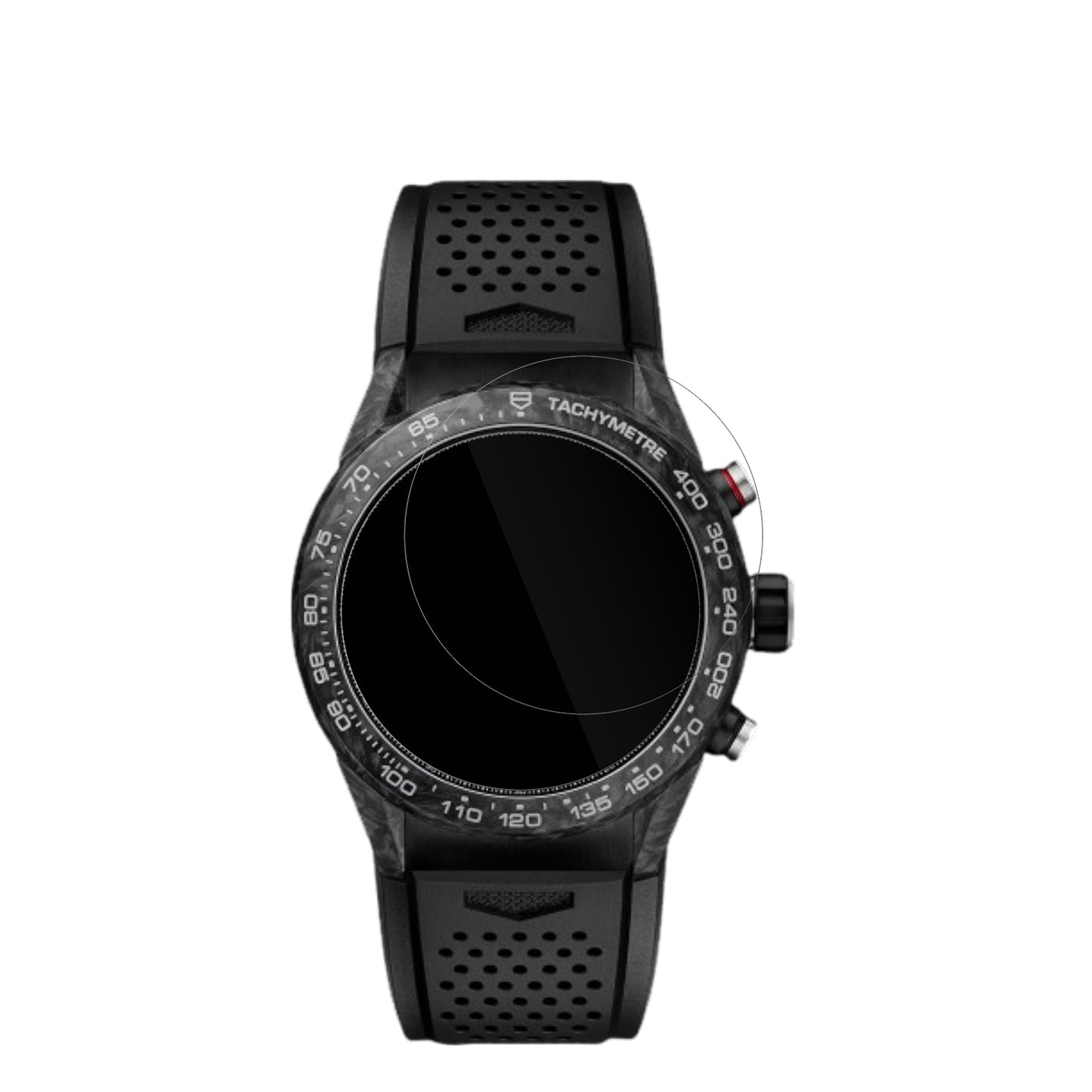 6x Schutzfolie klar für Tag Heuer Carrera 45mm Display-Schutzfolie