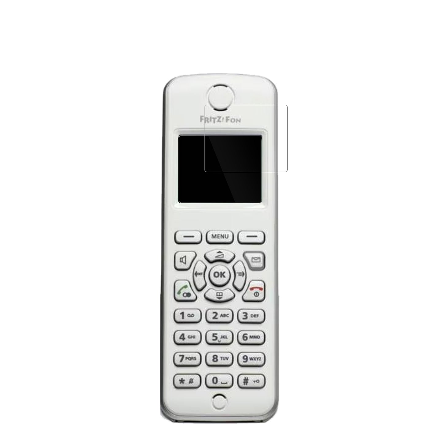 4x Schutzfolie klar für FRITZ! FON M2 Dect Display-Schutzfolie