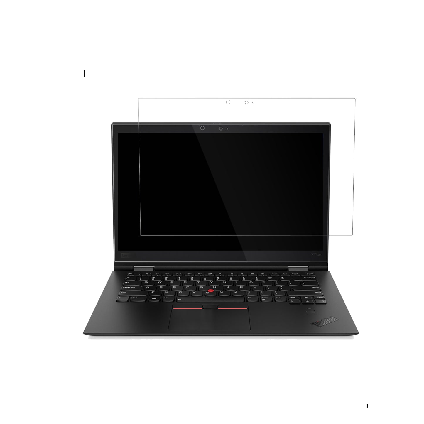 2x Schutzfolie klar für Lenovo X1 Yoga Tablet Gen 3 20LES 14 Zoll Display-Schutzfolie