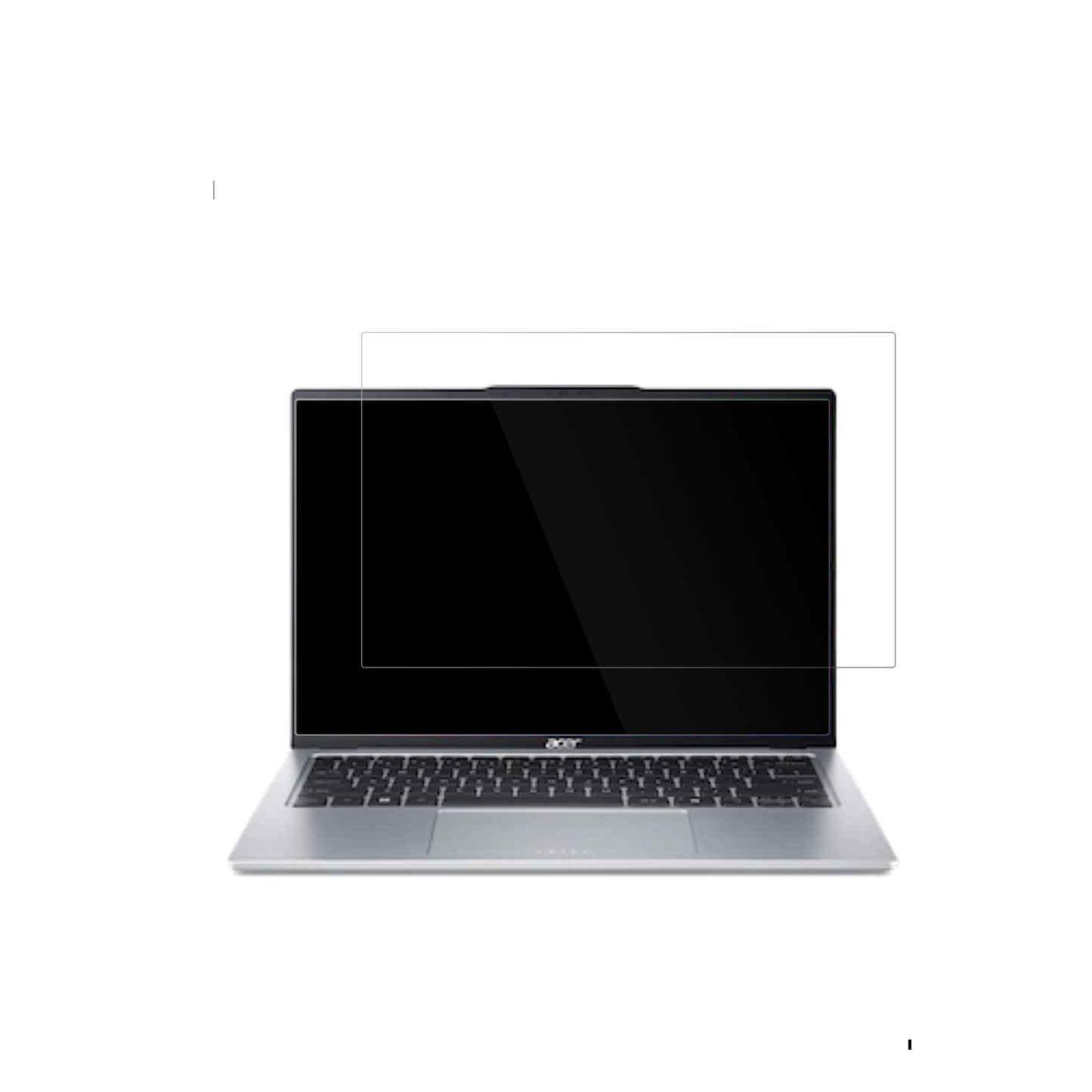 2x Schutzfolie klar für Acer Swift Go 14 Zoll OLED Display-Schutzfolie