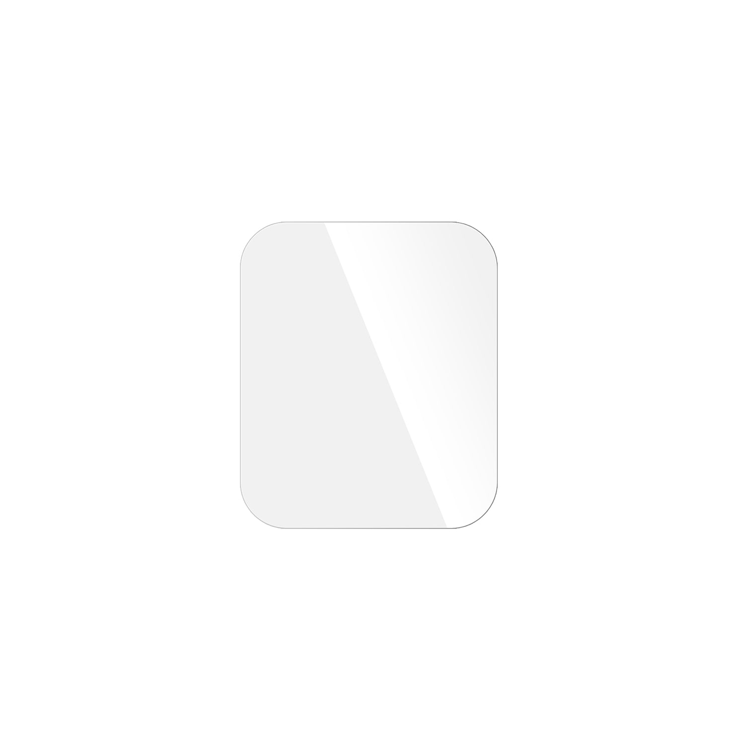 dipos Displayschutz für Popglory Smartwatch, transparente Oberfläche, geringe Dicke und perfekte Passform