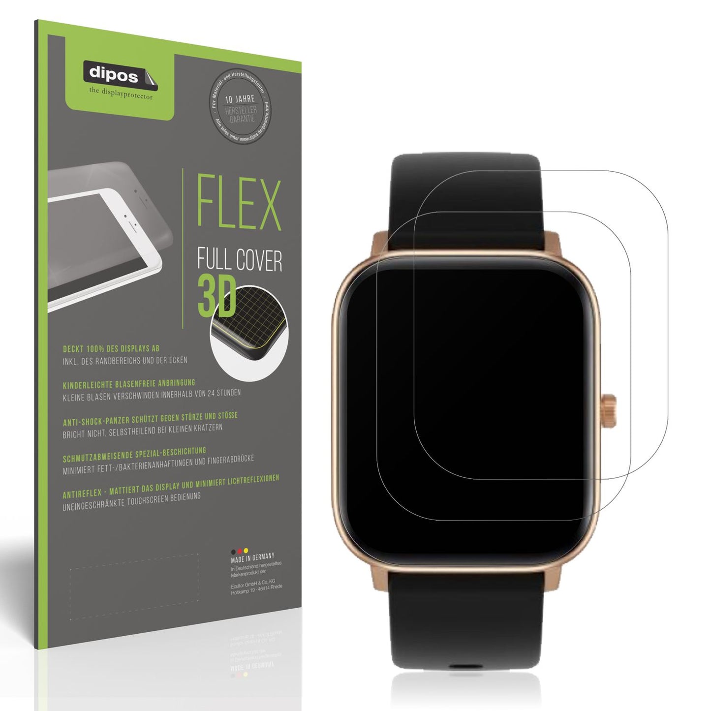 dipos FLEX 2x Matte Screen Protector for Noise ColorFit Icon 2