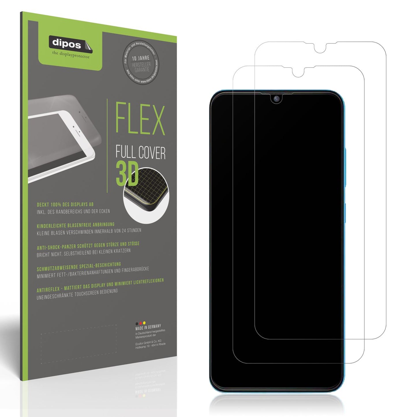 dipos FLEX 2x Matte Screen Protector for Walton Orbit Y50