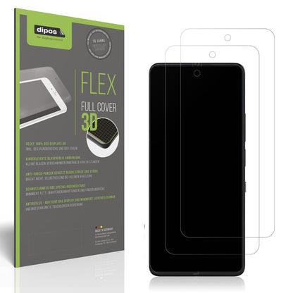 2x Full Cover matte Film for TCL P10 Screen Protector Anti-Shock