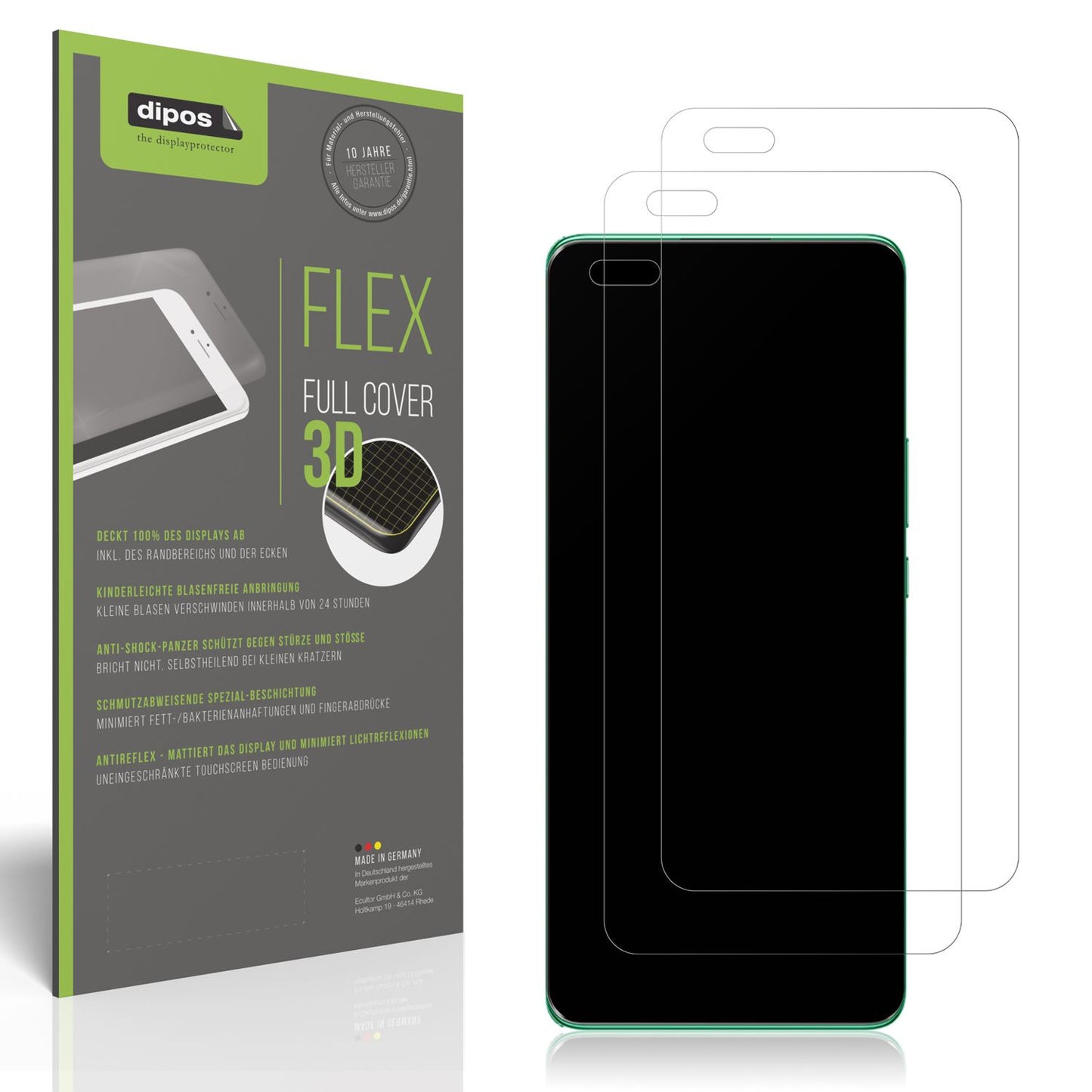 2x Full Cover matte Film for Huawei Nova 11 Pro Screen Protector Anti-Shock