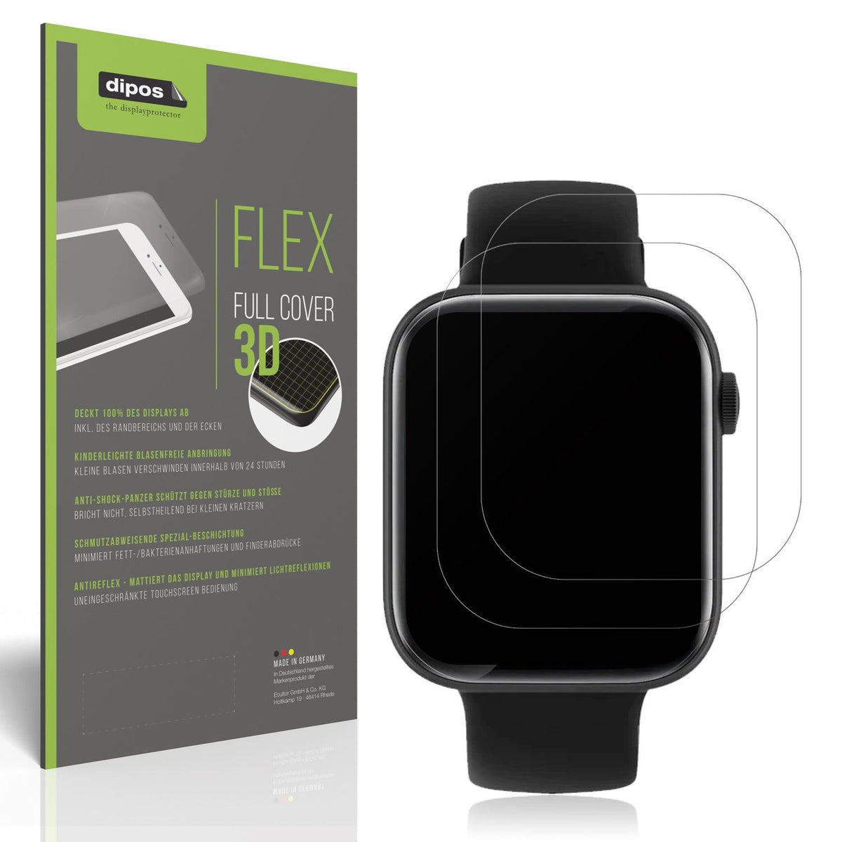 dipos FLEX 2x Matte Screen Protector for Fireboltt Ring 3