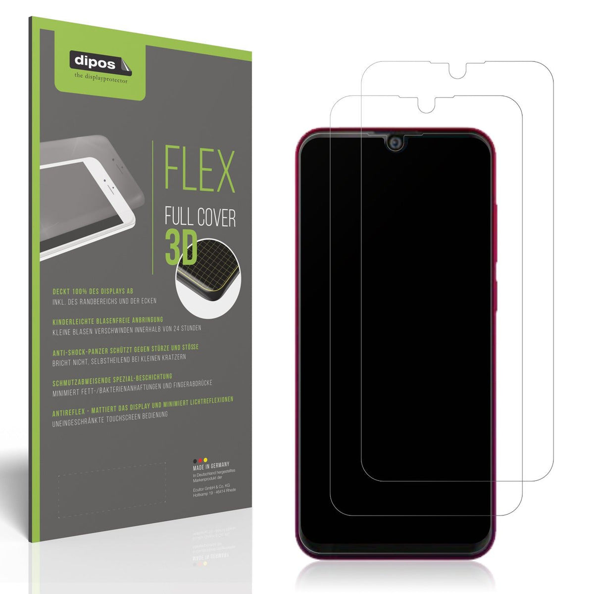 dipos FLEX 2x Matte Screen Protector for Walton Primo H9