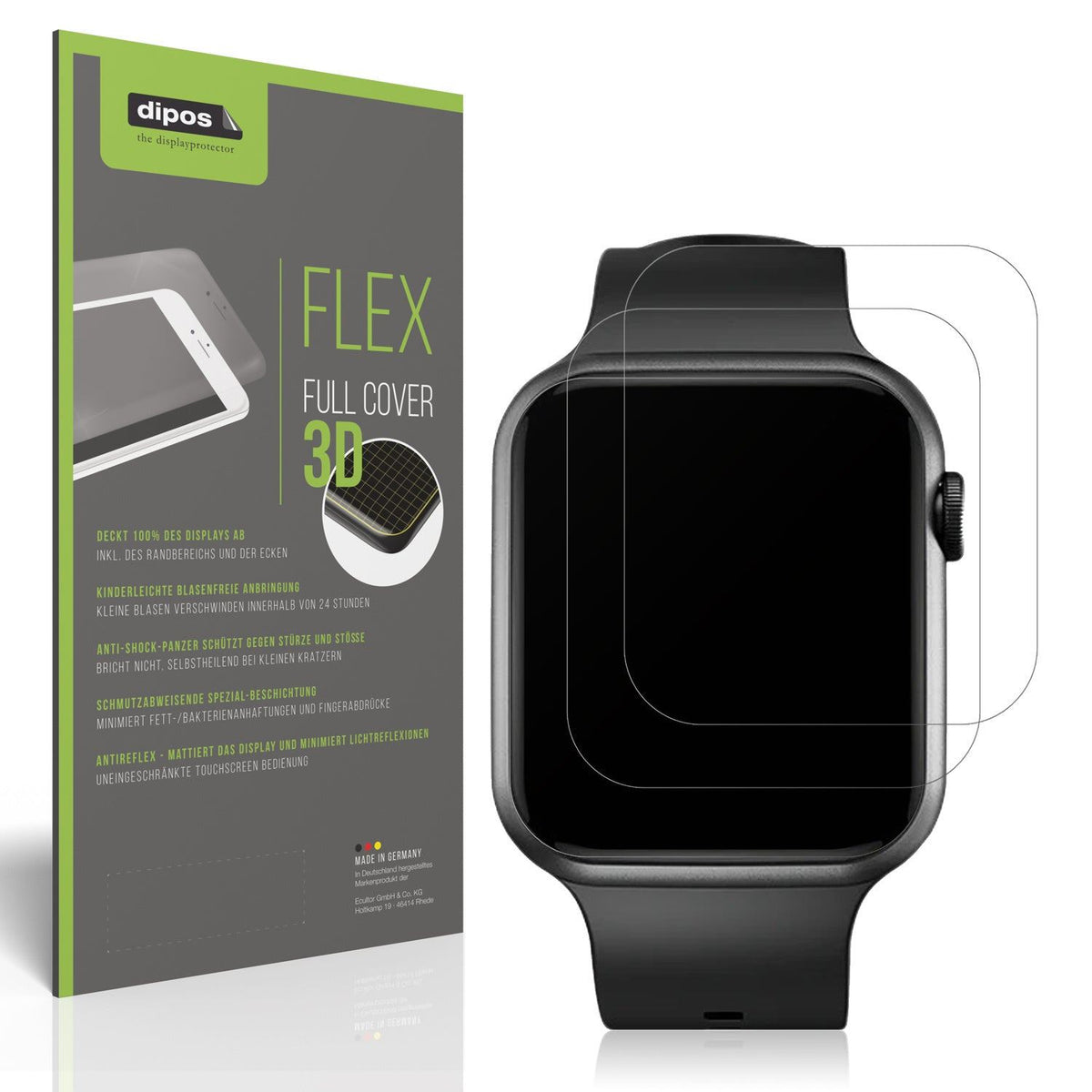 dipos FLEX 2x Matte Screen Protector for Fireboltt Ring Plus