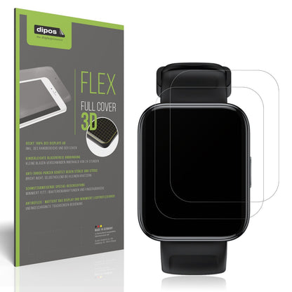 dipos FLEX 2x Matte Screen Protector for Realme Watch 3