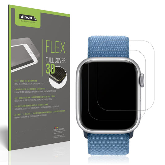 dipos FLEX 2x Matte Screen Protector for Apple Watch Series 9 41mm