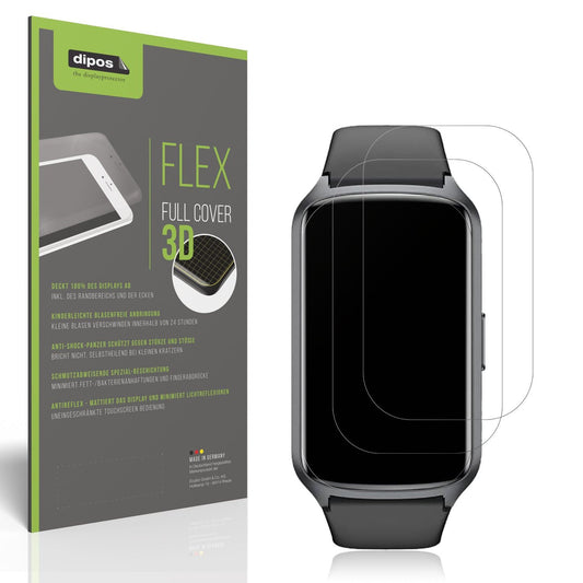 2x Full Cover matte Film for Sanorum Smartwatch 1.47 Zoll Screen Protector