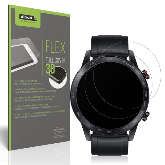 2x Full Cover matte Film for Honor Magic Watch 2 46mm Screen Protector