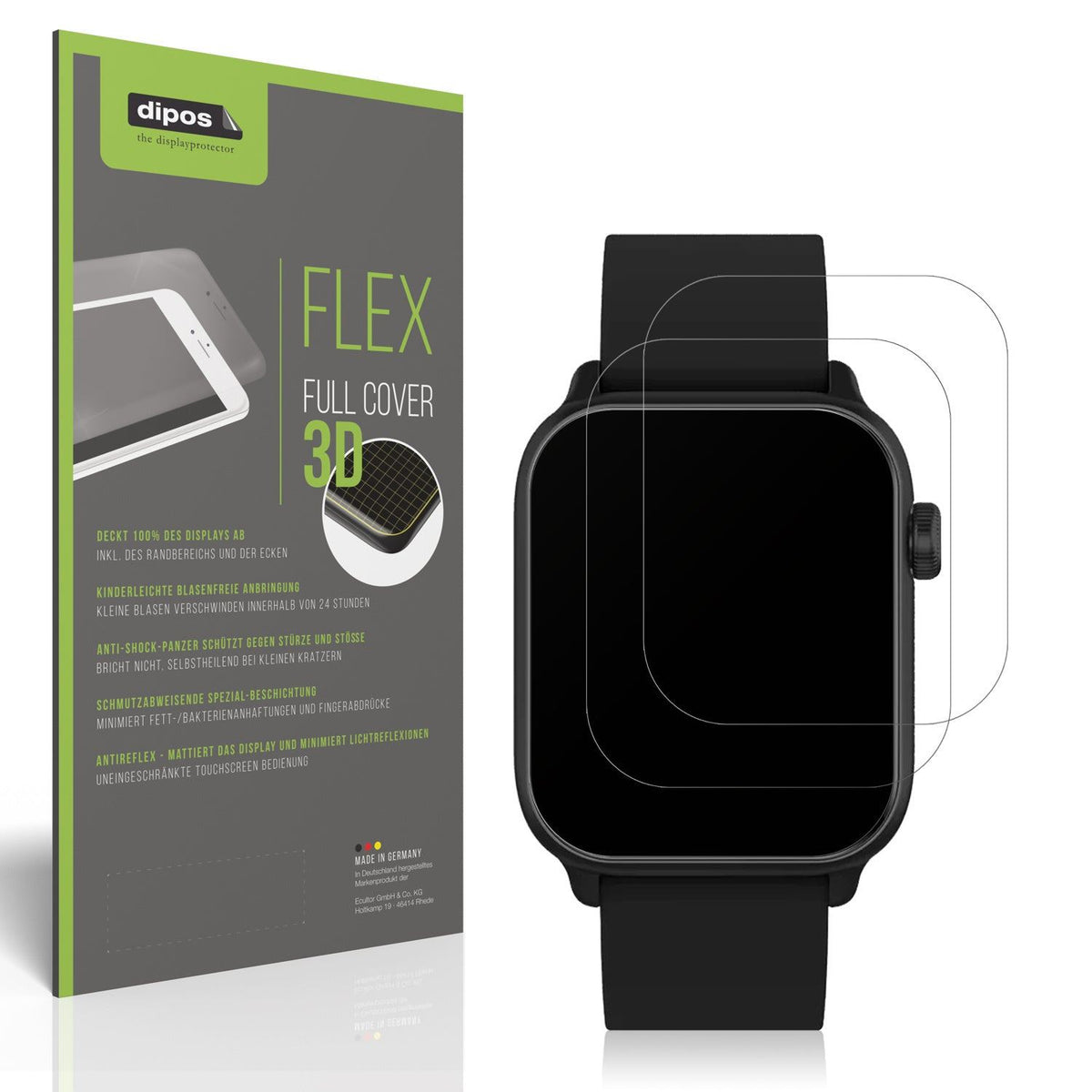 2x Full Cover matte Film for Xplora Xmove Screen Protector Anti-Shock