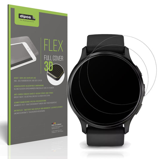 2x Full Cover matte Film for Garmin Venu 3s Screen Protector Anti-Shock