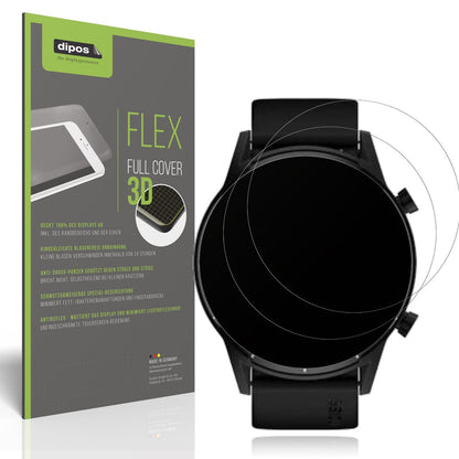 2x Full Cover matte Film for Tecno Watch Pro 2 Screen Protector Anti-Shock