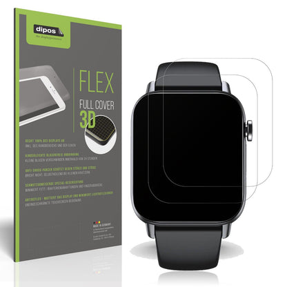 2x Full Cover matte Film for Gard Pro Health Smartwatch 2+ Screen Protector