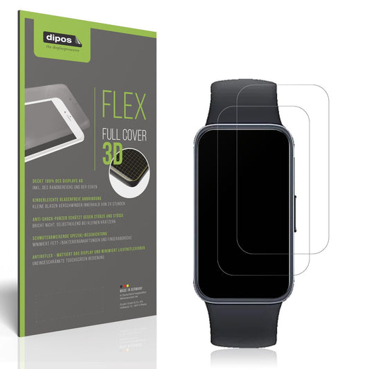 2x Full Cover matte Film for Huawei Band 10 Screen Protector Anti-Shock