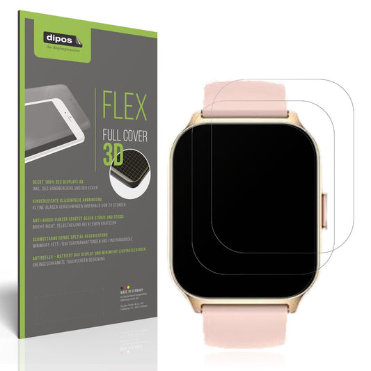 2x Full Cover matte Film for Blackview W10 Smartwatch 1.69 Zoll Screen