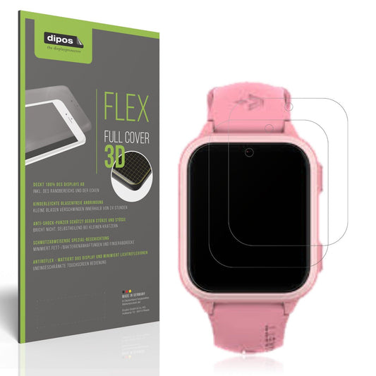 2x Full Cover matte Film for Garett Kids Vibe 4G Screen Protector Anti-Shock