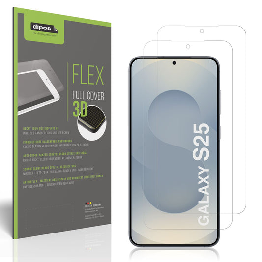 2x Full Cover matte Film for Samsung Galaxy S25 Screen Protector Anti-Shock