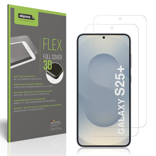 2x Full Cover matte Film for Samsung Galaxy S25+ Screen Protector Anti-Shock