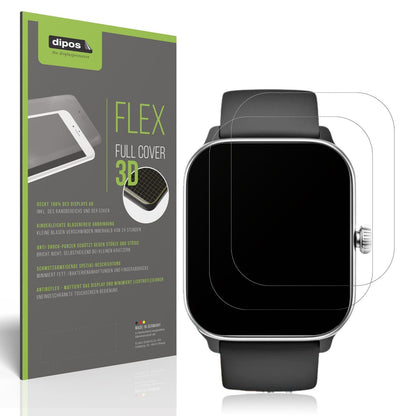 2x Full Cover matte Film for Beafon 102 Smartwatch 1.83 Zoll Screen Protector