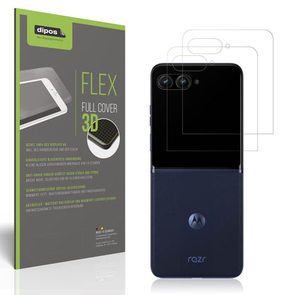2x Full Cover matte Film for Motorola razr50 Ultra Aussenseite Screen Protector