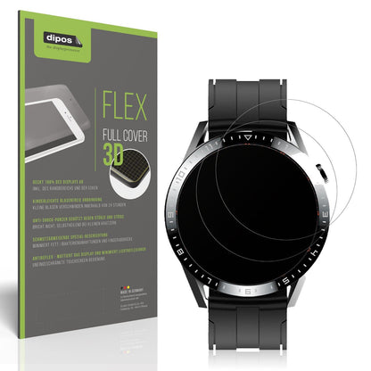 2x Full Cover matte Film for Tracer Smartwatch SM9 Screen Protector Anti-Shock